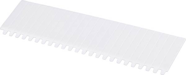 F-Tronic 7290032 Afdekstrips 12 PLE, Afdekstrips PS Wit 10 stuk(s)
