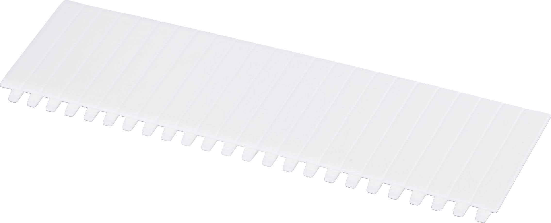 F-Tronic 7290032 Afdekstrips PS Wit 10 stuk(s)