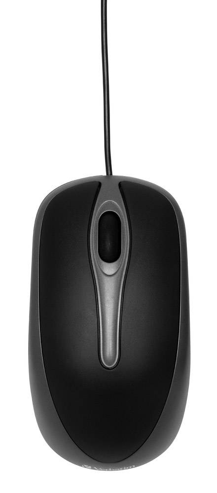 Verbatim Optical Muis USB Optisch Zwart 3 Toetsen 1000 dpi USB-aansluiting