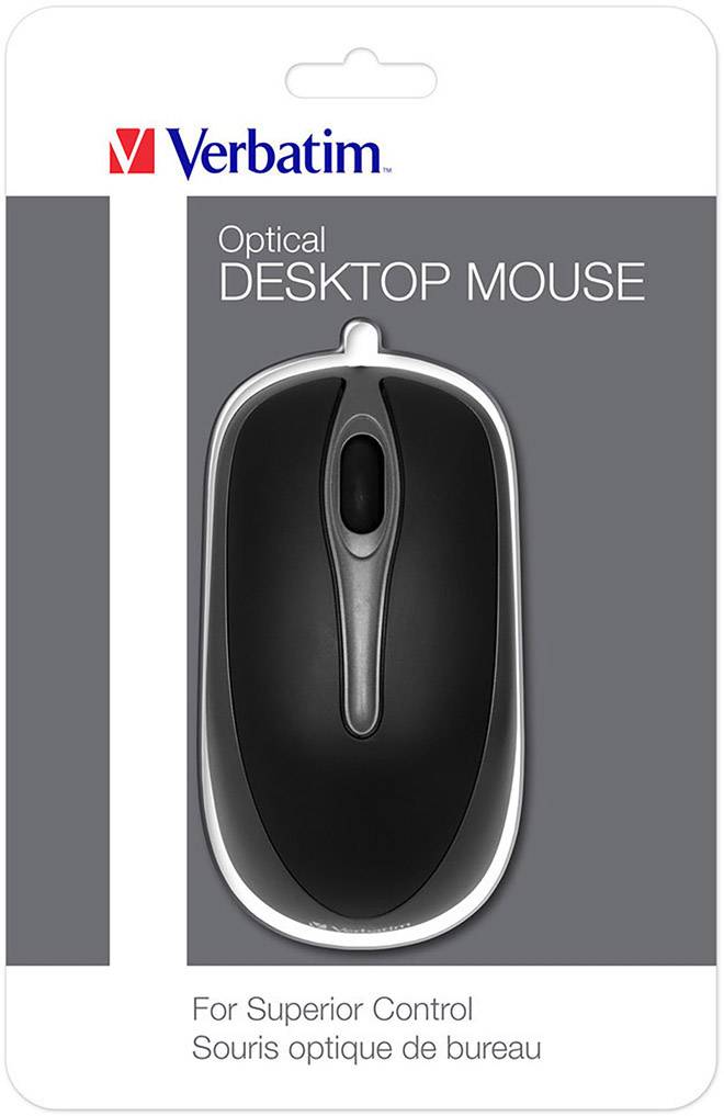 Verbatim Optical Muis USB Optisch Zwart 3 Toetsen 1000 dpi USB-aansluiting-1