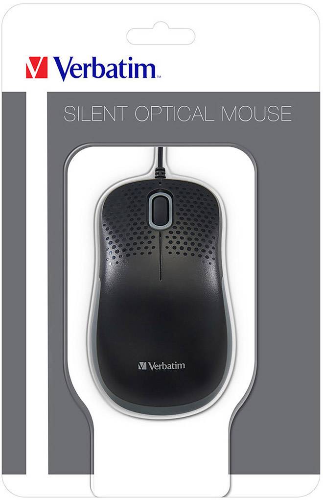 Verbatim Silent Muis USB Optisch Zwart 3 Toetsen 1000 dpi-3