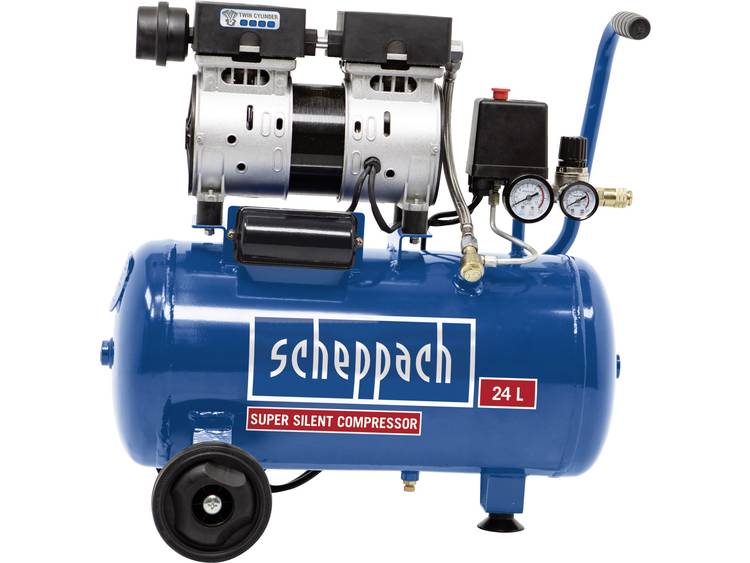 Scheppach HC24Si Persluchtcompressor 24 l 8 bar