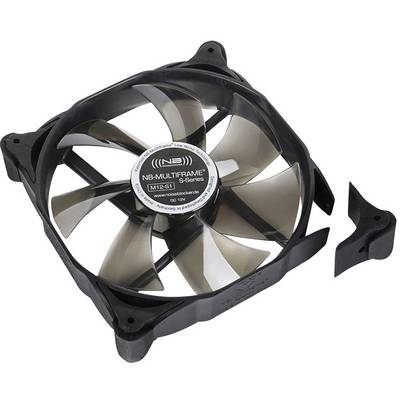 NB-Multiframe S-Serie M12-1 computerbehuizingsventilator met verwijderbare hoek voor flexibele montage.