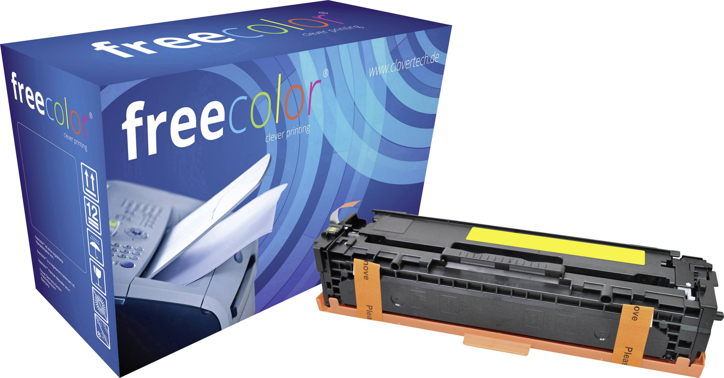 Freecolor toner HP CLJ M251 geel CF212A compatibel-0