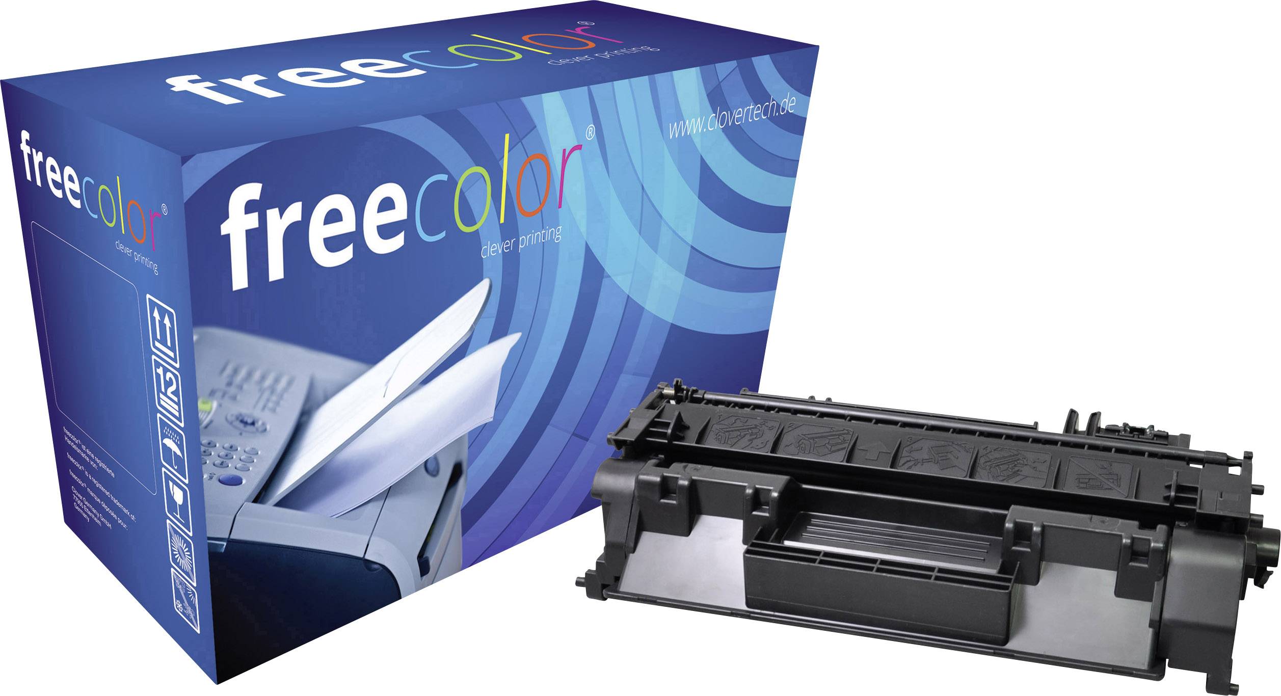 freecolor Toner vervangt HP, Troy 05A, CE505A Compatibel Zwart 2300 bladzijden 505A-FRC 505A-FRC-0