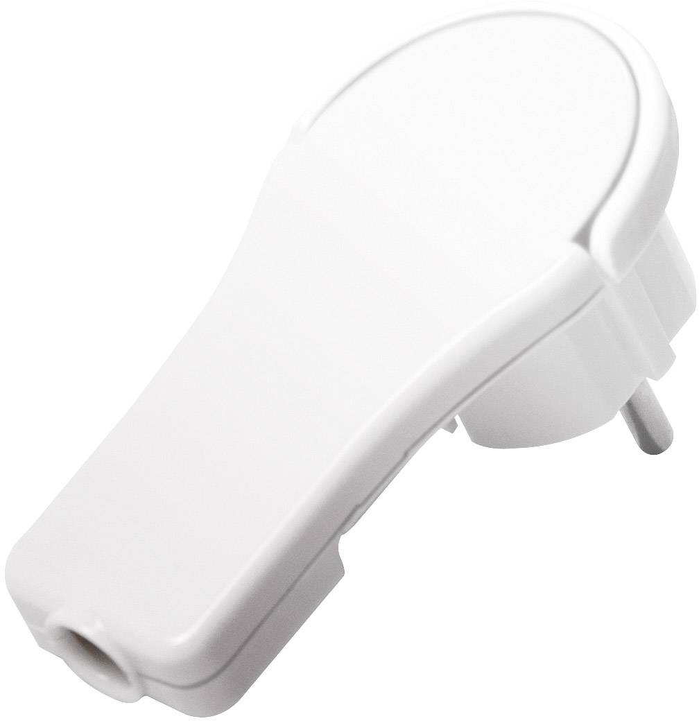 Wit stopcontactlichtsensoerapparaat met een EU-stekker, ontworpen voor automatische verlichingsaansturing op basis van omgevingslicht.