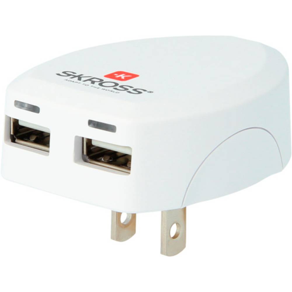 Skross SKROSS 1.302730-E USB-oplader 2.4 A 2 x USB Thuis