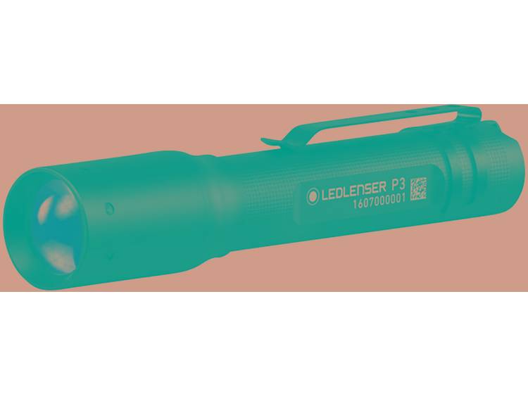 Ledlenser P3 LED Sleutelboslamp, Mini-zaklamp werkt op batterijen 25 lm 6 h 34 g