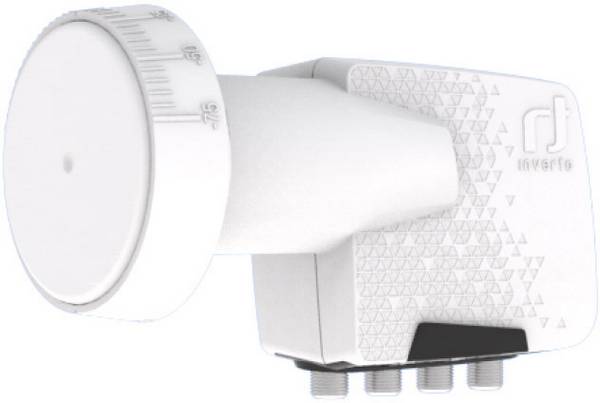 Inverto HOME PRO Quattro-LNB  Aantal gebruikers: 4 Feed-opname: 40 mm  Wit
