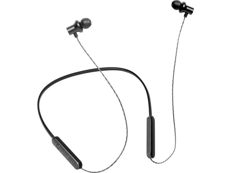 Technaxx BT-X42 Bluetooth Koptelefoon In Ear Headset, Volumeregeling, Ruisonderdrukking, Waterbesten