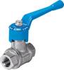 FESTO QH-1/2 9543 Standaard kogelkraan Schroefdraad (binnen): 1/2" -0.95 tot 30 bar 1 stuk(s)