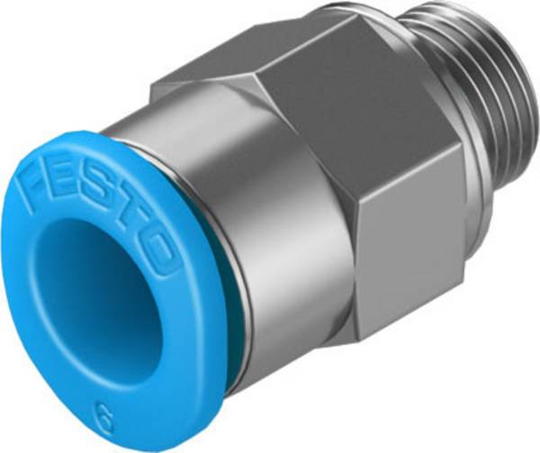 FESTO Rechte koppeling 132600 QSM-M6-6    Buis-Ø: 6 mm  Afm. schroefdraad: M6 1 stuk(s)