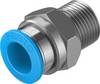FESTO Rechte koppeling 153009 QS-3/8-12 Buis-Ø: 12 mm Afm. schroefdraad: R3/8 1 stuk(s)