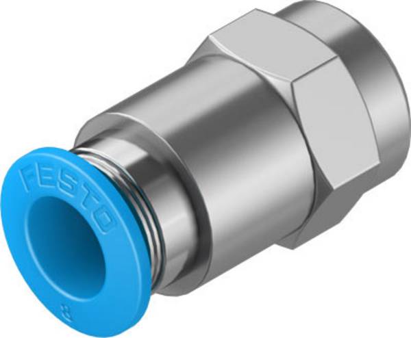 FESTO Rechte koppeling 153025 QSF-1/8-8-B Schroefdraad (binnen) G1/8"   Buis-Ø: 8 mm   1 stuk(s)