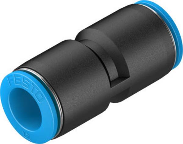 FESTO Rechte koppeling 153035 QS-12    Buis-Ø: 12 mm, 12 mm   1 stuk(s)