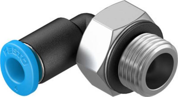 FESTO Haakse koppeling 186268 QSML-G1/8-4    Buis-Ø: 4 mm  Afm. schroefdraad: G1/8" 1 stuk(s)