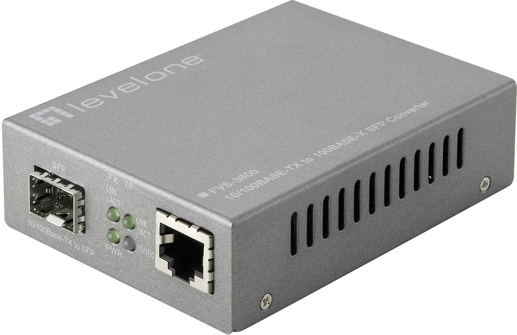 LevelOne FVS-3800 - 100 Mbit/s - 10Base-T - 100Base-TX - IEEE 802.3 - IEEE 802.3u - IEEE 802.3x - Fast Ethernet --0