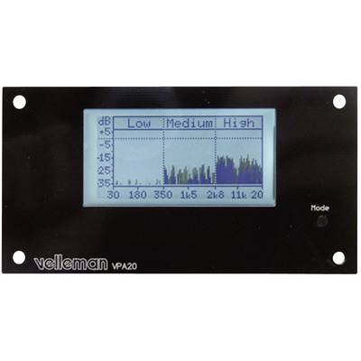 Whadda K8098 Audio analyser Bouwpakket 12 V/DC  