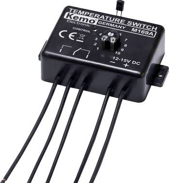 Kemo M169A  Temperatuur schakelaar Module 12 V/DC 0 - 100 °C