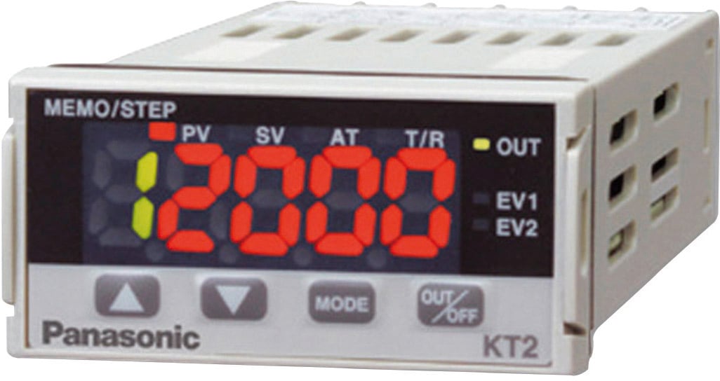 Panasonic Temperatuurregelaar KT2 AKT2212200 24 V DC-AC Uitgangen Transistor 12 V-DC-40 mA Sensortyp