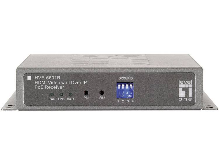 LevelOne HDMI Video Wall over IP PoE Receiver (HVE-6601R)