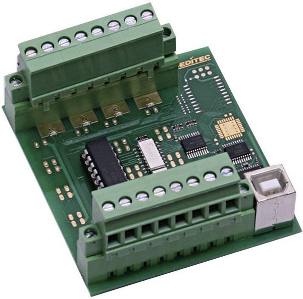 Deditec USB-OPTOIN-8_B USB-OPTOIN-8_B Ingangsmodule USB  Aantal digitale ingangen: 8 Aantal relaisuitgangen: 8