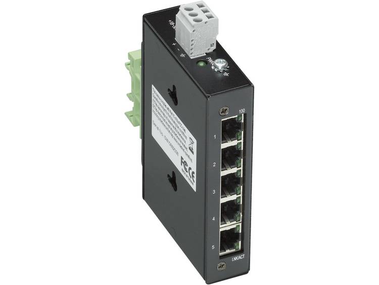 WAGO Industrial-ECO-Switch 852-111 18 30 V= Aantal ethernet-poorten 5