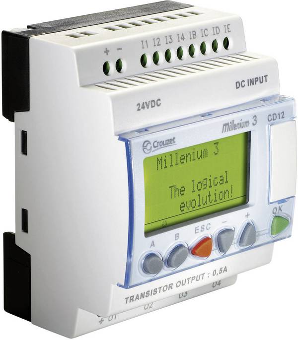 Crouzet 88970042 Millenium 3 CD12 S PLC-aansturingsmodule 24 V/DC