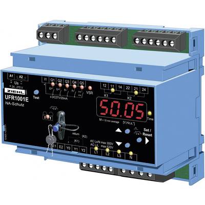 Ziehl UFR1001E Spanningsen frequentie relais Aantal relaisuitgangen: 2 Aantal analoge ingangen: 1