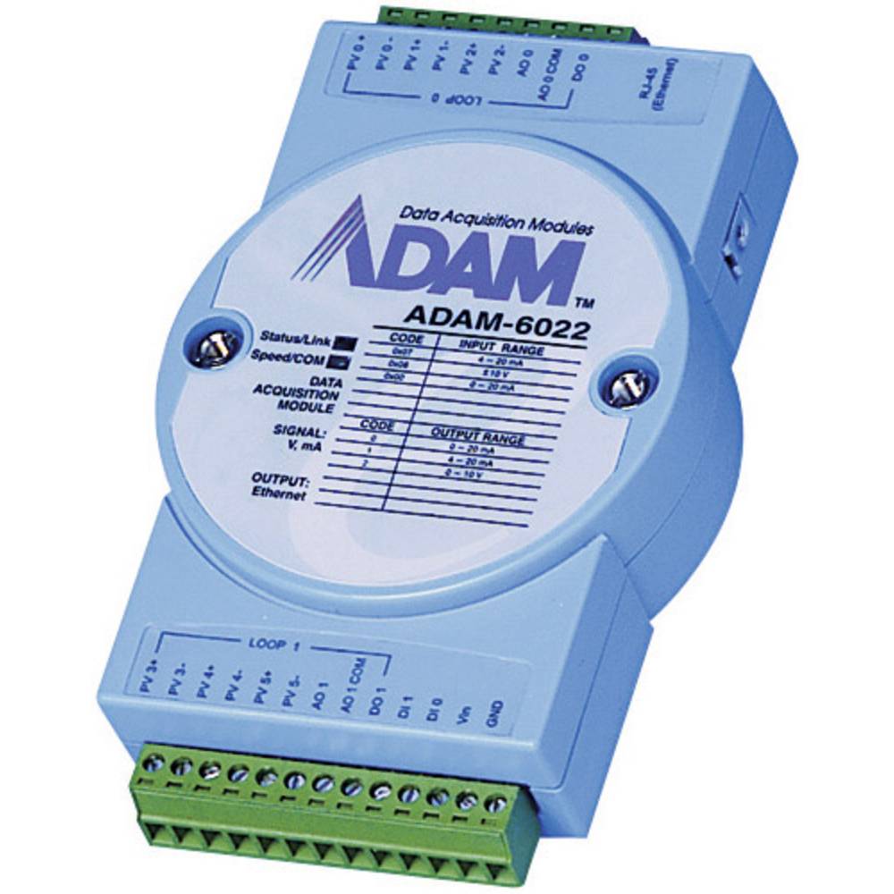 Advantech ADAM-6066-D I/O module DO, DI Aantal ingangen: 6 x Aantal uitgangen: 6 x 12 V/DC, 24 V/DC