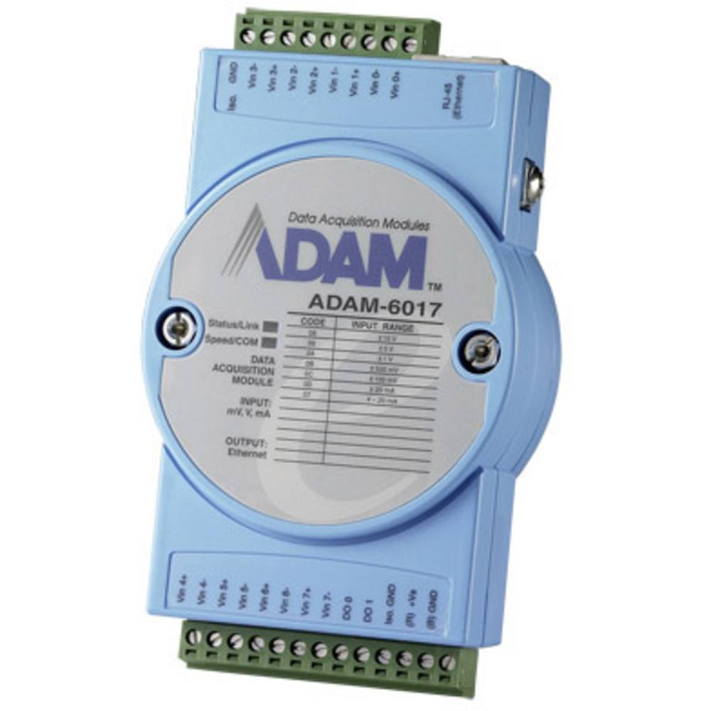 Advantech ADAM-6017 Ingangsmodule Analog Aantal ingangen: 8 x 12 V/DC, 24 V/DC