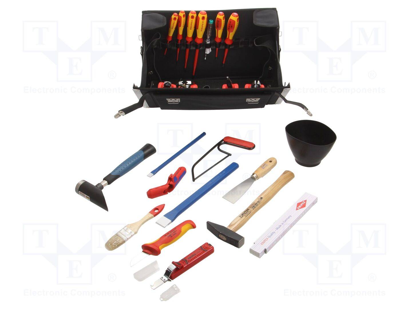 KNIPEX KNP.002102EL Gereedschapset: voor algemene gebruik; voor elektronica; 24st. - 1 set-0