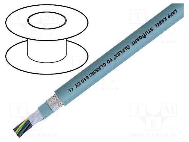 LAPP CL-FD810CY-4G1.5 Leiding: stuurstroomdraad; ÖLFLEX® FD CLASSIC 810 CY; 4G1,5mm2 - 1 meter-0