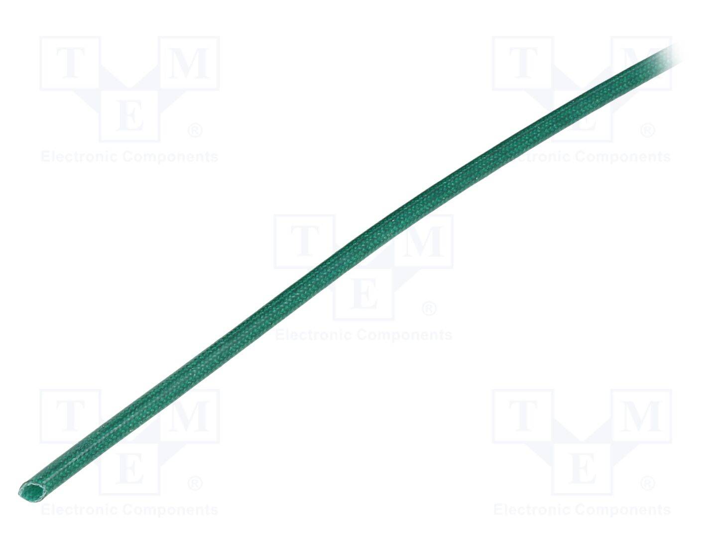 SYNFLEX FGS-2-GN-200 Isolatieslang; groen; glasvezel; -20÷155°C; Øinw: 2mm; 4kV/div - 200 meter-0