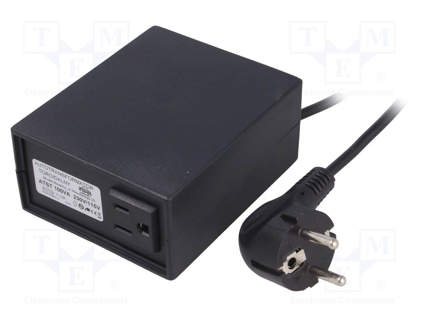 INDEL ATST100W-U Autotransformer: fixed; 230VAC; Power: 100VA; Usec.1: 115V - 1 stuk-0