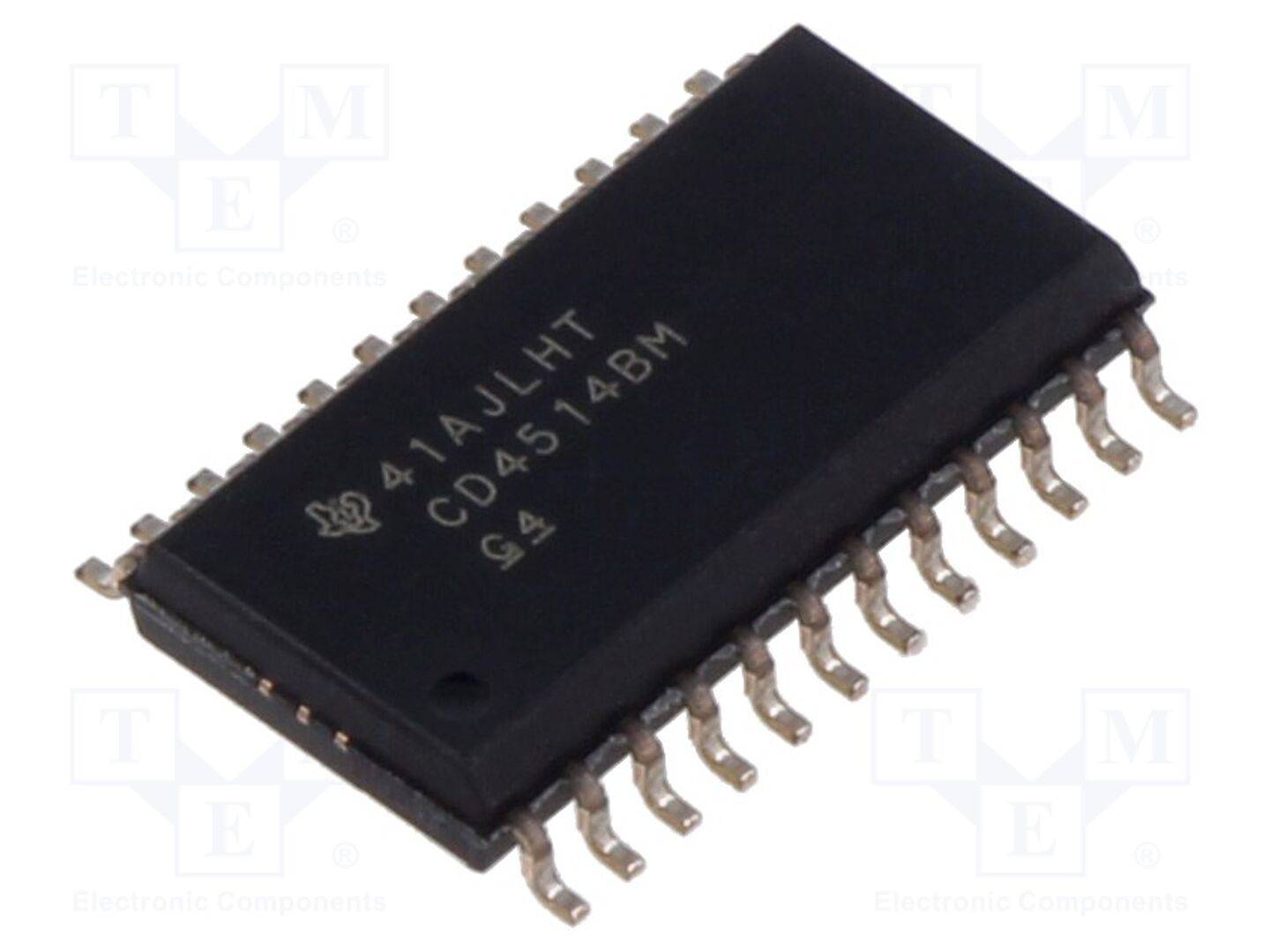 TEXAS INSTRUMENTS CD4514BM96 IC: digitaal; 4 to 16 line,decoder,snelsluiting; IN: 4; CMOS; SMD - 1 stuk-0