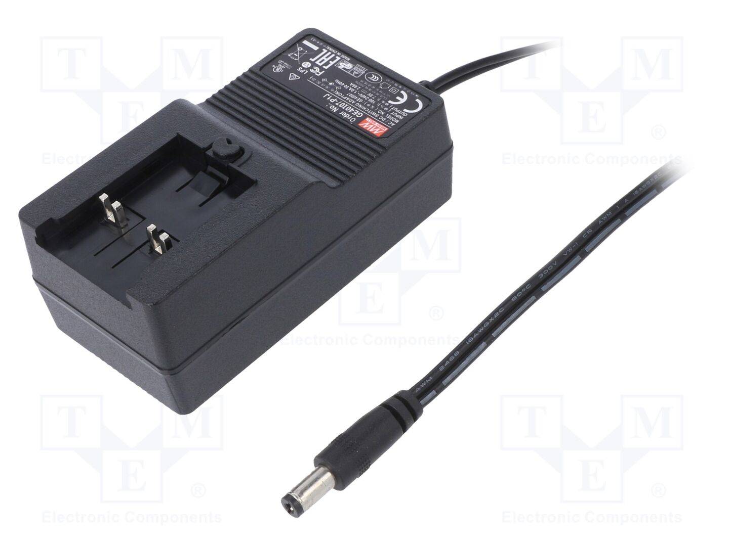 MEAN WELL GE40I07-P1J Stekkernetvoeding, vaste spanning 7.5 V/DC 2.66 A 20 W-0