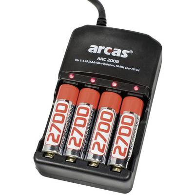 Arcas ARC-2009 Batterijlader NiCd, NiMH AAA (potlood), AA (penlite)