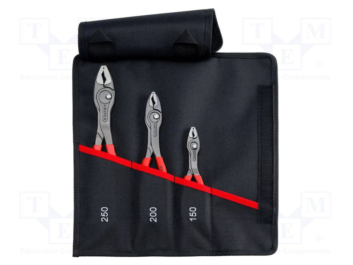 KNIPEX KNP.001961V01 Gereedschapset: tang; Snijmes: ong.61 HRC; 3st; TwinGrip - 1 set-0