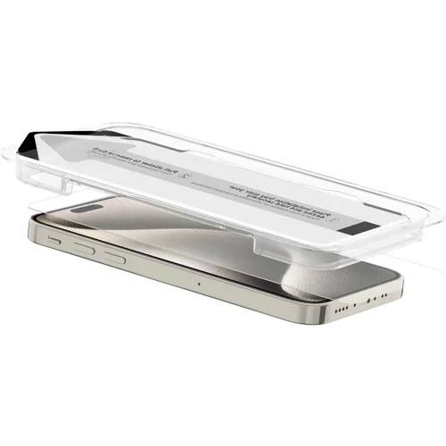 ITSKINS Supreme Glass Screen Protector with Alignment Tool Apple iPhone 15 Pro Max Clear-0