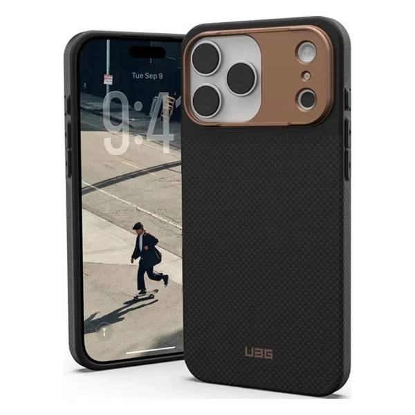 UAG Fibr Armr Kevlar Backcover met MagSafe Apple iPhone 17 Pro - Graphite / Bronze-0