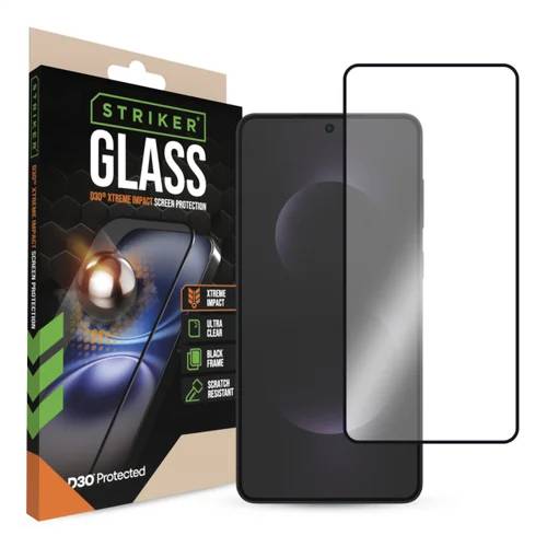 Striker D3O Xtreme Impact Glass Screen Protector - Black Frame - Samsung Galaxy S25 Edge 5G-0