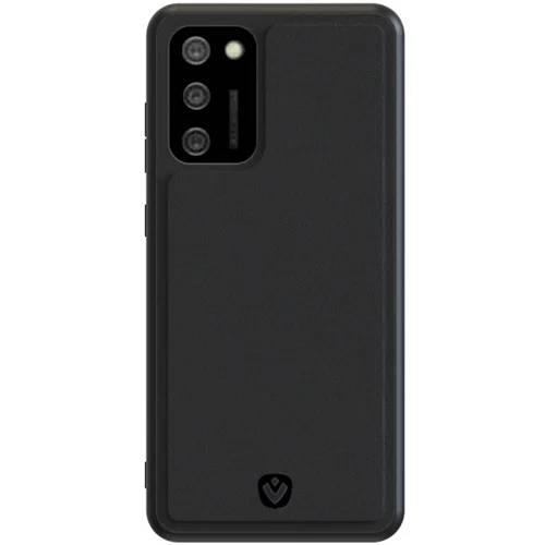 Valenta Leather Back Cover Snap Samsung Galaxy A02s Black-0