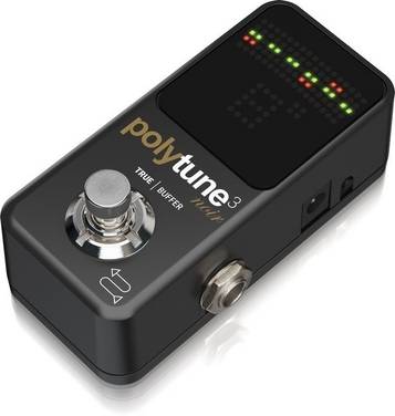 TC Electronic Polytune 3 Zwarte Polyfone Tuner
