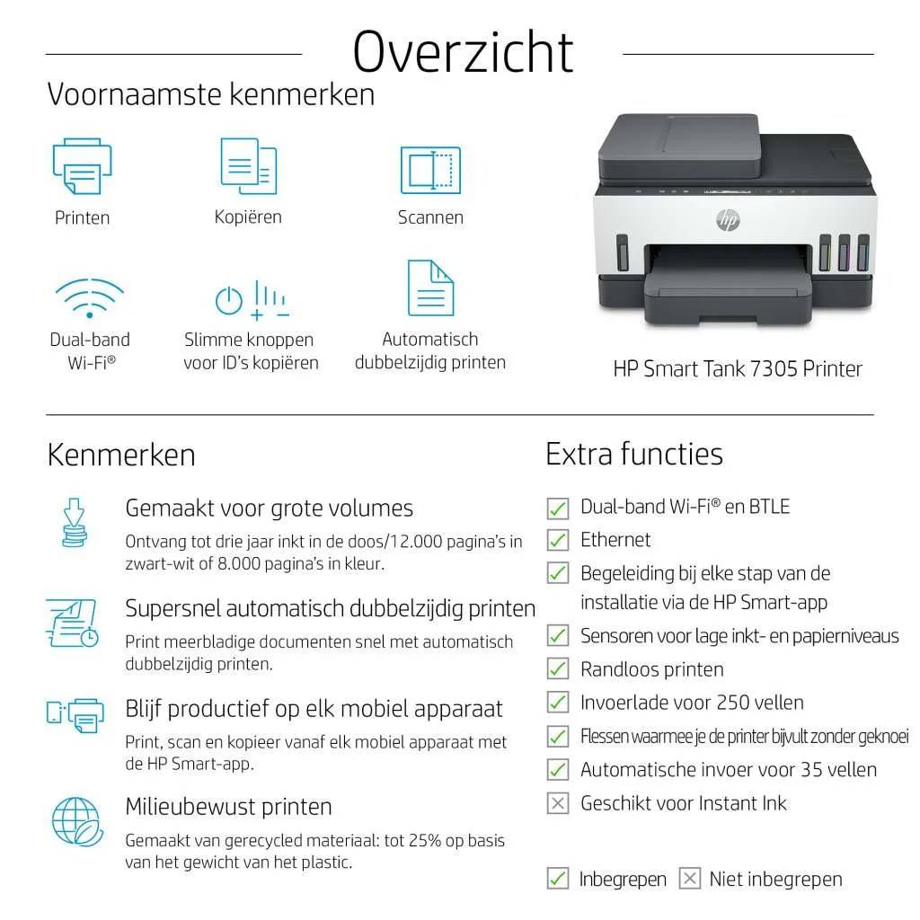 HP INC Smart Tank 7305 All-in-One Printer-4