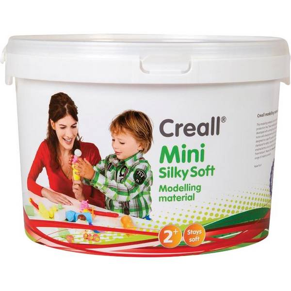 Creall 8714181259356  Creall -  boetseerpasta, pot van 1,10 kg met geassorteerde kleuren