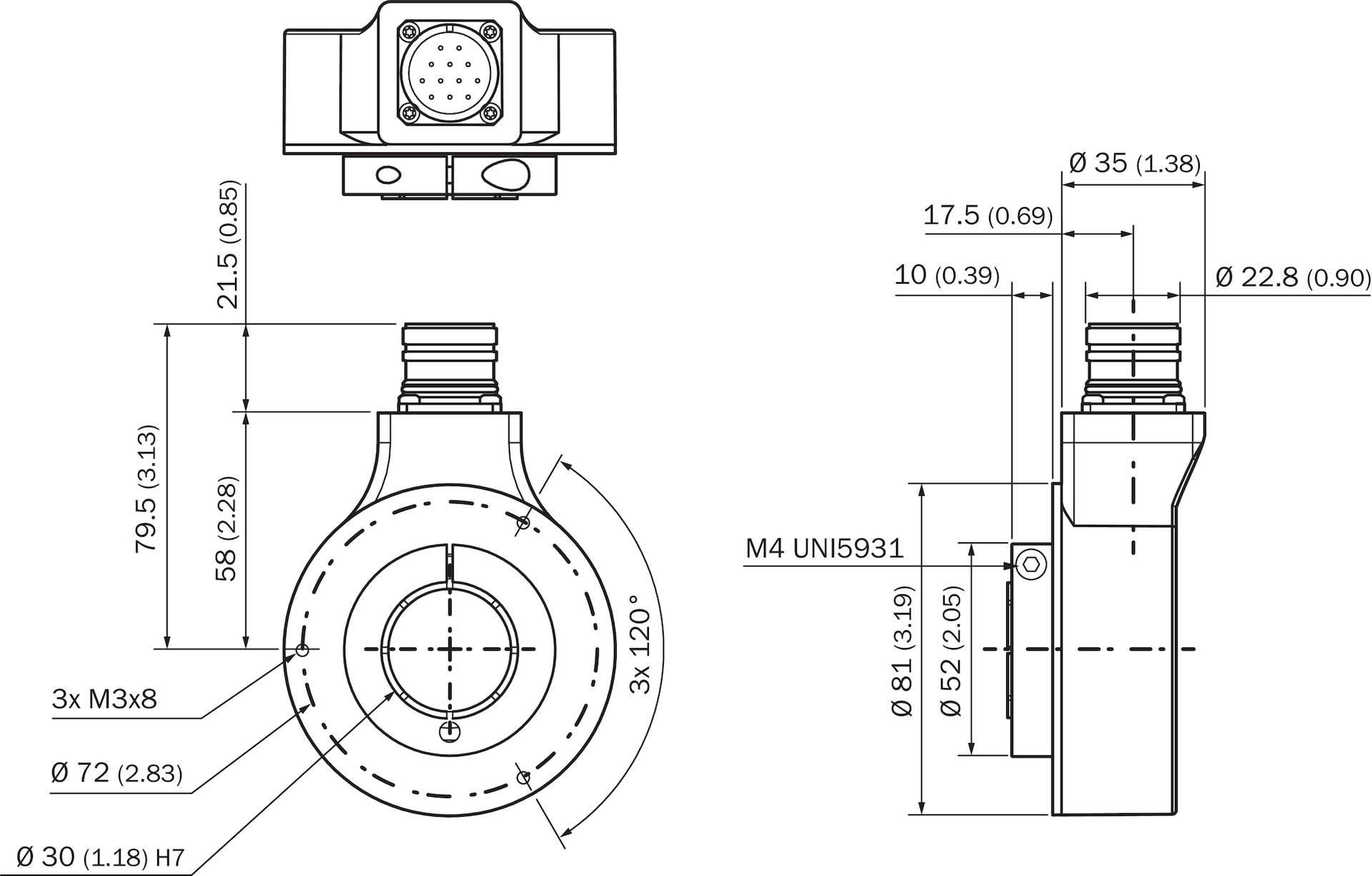 Sick Inkremental-Encoder DGS80B-TSHA05000-1