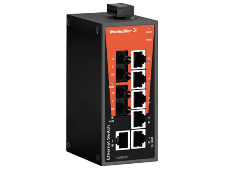 Weidmüller Netwerk-switch IE-SW-BL08T-6TX-2ST
