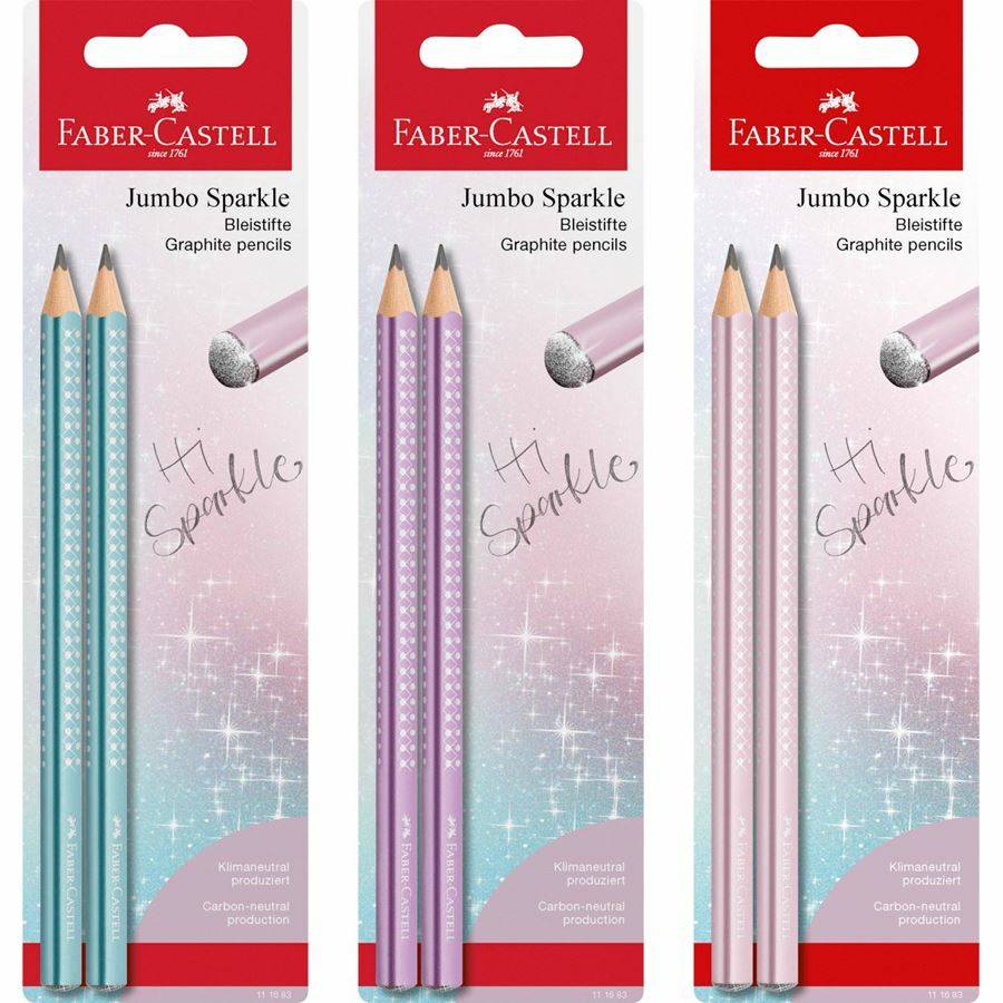 FABER-CASTELL Jumbo Sparkle Cosmic Color potlodenset-0