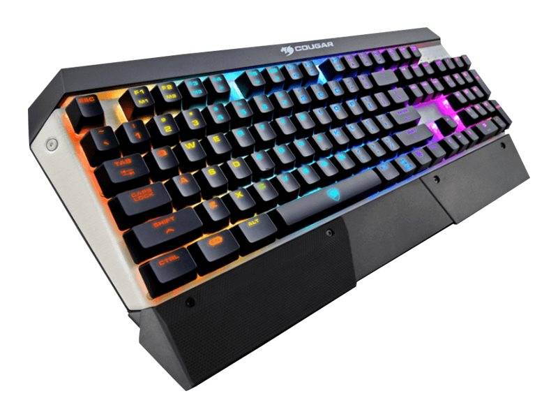 COUGAR CGR-WM1MB-ATR toetsenbord Gaming USB QWERTY Engels Aluminium, Zwart-2